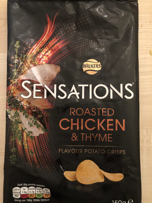 Sensations Roasted Chicken & Thyme Potato Crisps - 5000328197685