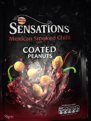 Mexican smoked chilli coated peanuts - 5000328228082