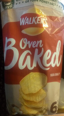 Walkers Baked Ready Salted Crisps 6 Pack - 5000328283807