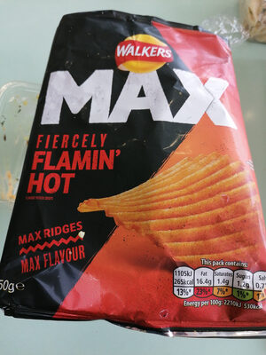 Max Flamin' Hot Crisps - 5000328397160
