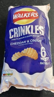 Crinkles Cheddar & Onion x6 - 5000328515670