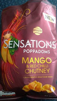 Sensations Poppadoms Mango & Red Chilli Chutney - 5000328806181