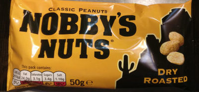 Nobby's classic dry roasted peanuts - 5000328845890