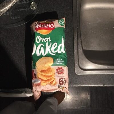 Walkers Oven Baked salt and vinegar - 5000328865676