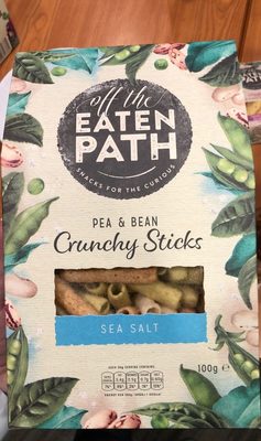 Off the Eaten Path Sea Salt Pea & Pinto Bean Stick Crisps 100G - 5000328937014