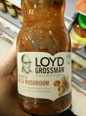 Loyd Grossman Tomato And Wild Mushroom Sauce 350G - 5000354156106