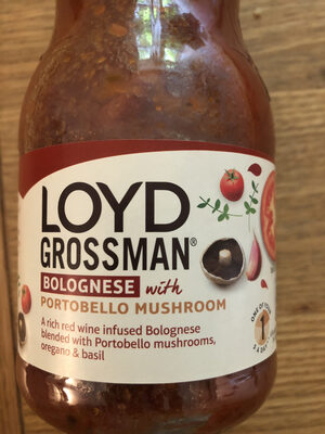 Loyd Grossman Bolognese Portobello Mushroom 425G - 5000354168963