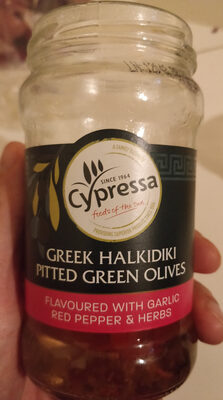 Greek Halkidiki Pitted Green Olives - 5000362211156
