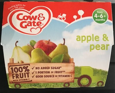 Compote pomme poire 4-6 mois - 5000378998416