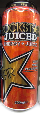 Juiced. Mango, orange and passionfruit flavour. - 5000382022411