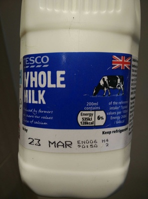 WHOLE Milk - 5000436338840