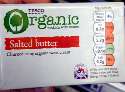 Organic salted butter - 5000436449515