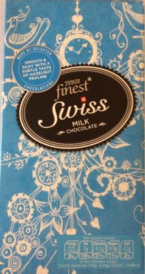 Tesco Finest Swiss Milk Chocolate - 5000462167650