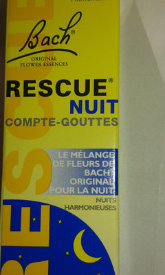 Rescue Nuit Compte Goutte - 10 ML - Bach - 5000488104561