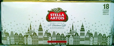 18 cans Stella Artois - 5010017109820