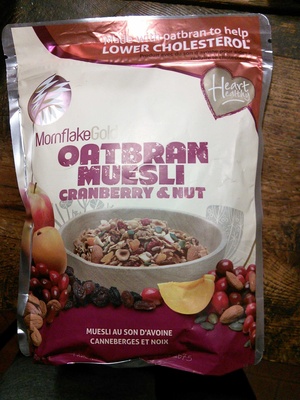 Oatbran muesli Cranberry & nut - 5010026514158