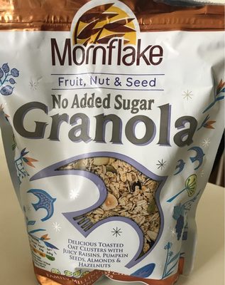 Mornflake No Added Sugar Granola Fruit,Seed & Nut 500G - 5010026517104