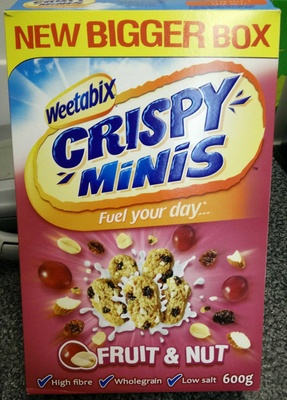Crispy Minis Fruit & Nut - 5010029219289