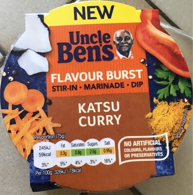 Flavour burst katsu curry - 5010034006089