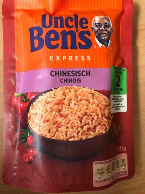 Unc Bens Microwave Chinese Style Rice - 5010034516007