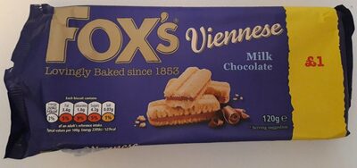 Fox's Viennese milk chocolate - 5010035067072