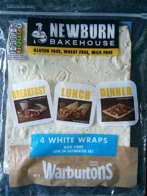 Gluten Free White Wraps - 5010044006468
