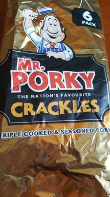 Mr Porky Pork Crackles 5 Pack - 5010052107010