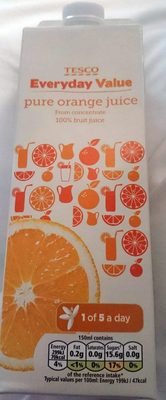 Pure Orange Juice - 5010204845609