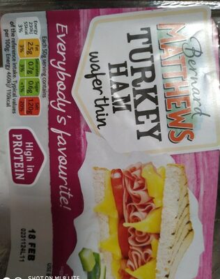 Turkey ham wafer thin - 5010236157558