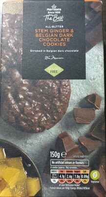 Stem Ginger & Belgian dark Chocolate Cookies - 5010251884743