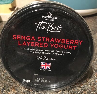 Senga Strawberry Layered Yogurt - 5010251907497