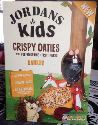 Jordans kids crispy oaties banana - 5010477354273