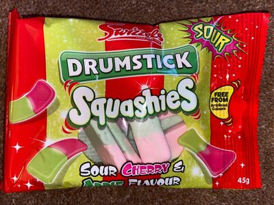 Drumstick Squashies - sour cherry & apple flavour - 5010478351448