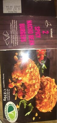 Spicy nacho bean burgers - 5010482636791