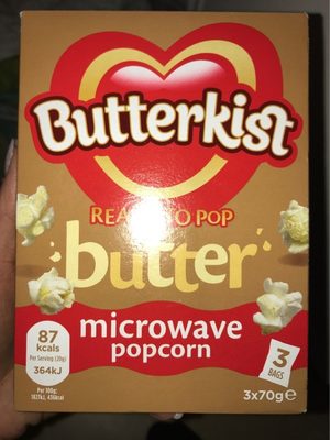 Butterkist Butter Microwave Popcorn - 5010511474929