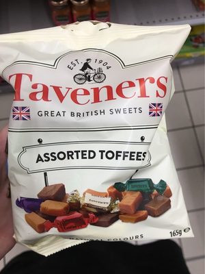 Taveners Assorted Toffees Great British Sweets 165G - 5010511475926