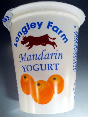 Longley farm mandarin yoghurt - 5010578003049