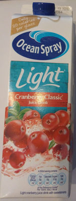 Ocean Spray Cranberry Classic Light - 5010663803974