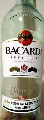 Bacardi superior rum - 5010677015707