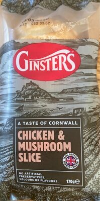 Ginster's Chicken and Mushroom Slice - 5010718306306