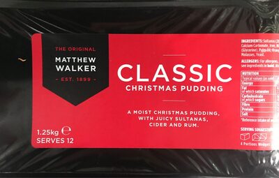 Classic christmas pudding - 5010744000667