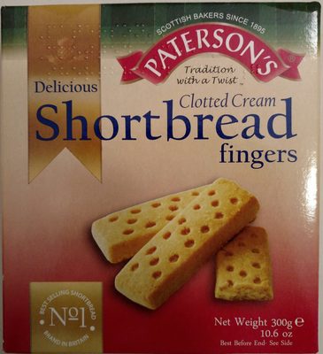 Clotted Cream Shortbread Fingers - 5010745055864