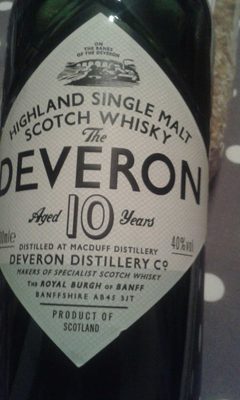 70CL Whisky Glen Deveron 10 Ans 40 ° - 5010752000826