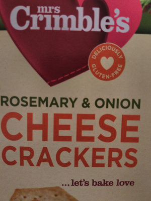 Rosemary & Onion Cheese Crackers - 5010822110448