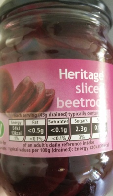 Sliced Beetroot - 5010893210955