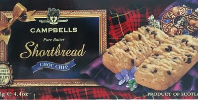 Choc Chip Shortbread Fingers - 5010909005551