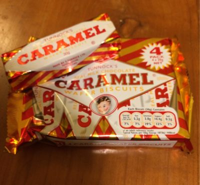 Tunnock's Caramel Wafer X4 - 5010975010022