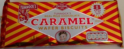 Tunnock's Caramel Wafer Biscuits - 5010975070095
