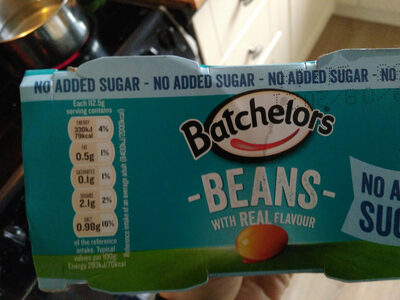 Beans, no added sugar - 5011001296786