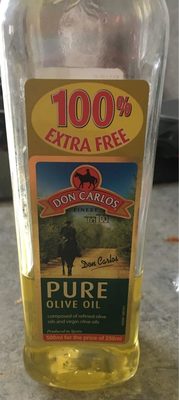 Don Carlos Pure Olive Oil Plus 100% Extra Free - 5011022028878